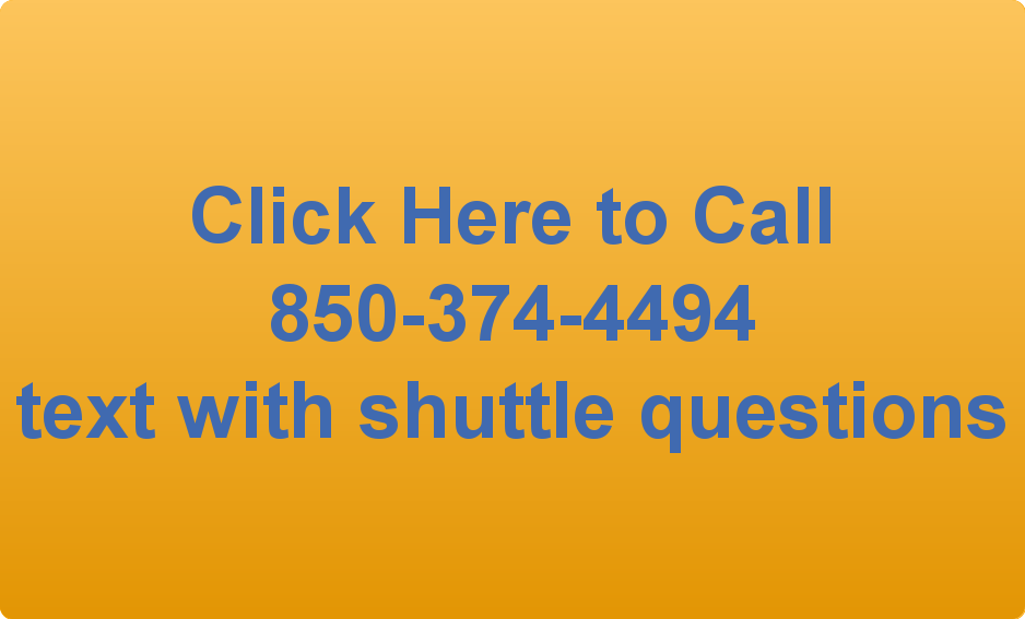 “text / call 850-393-1038 shuttle rates Panama City Beach ECP Airport Shuttle to/from ECP Panama City Beach Airport. ECP Airport shuttle rates. ECP Airport Taxi rates, ECP Airport transportation rates.” 